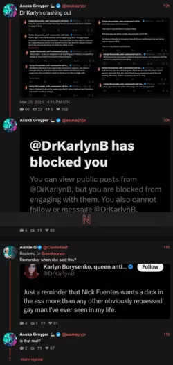 Screenshot Asuka Groyper 🚬 (@asukagrypr) Dr Karlyn crashing out XCancel - Copy.png