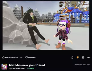 Matilda's new giant friend Matilda's new giant friend