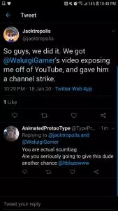 (Jacktropolis Google Drive\Playing The Victim\Witch Hunting Saga\Wrong - My Exposing Video Is Set To Private.jpg)
