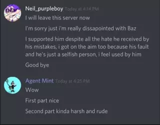 (Neil denouncing Captain BAZ)