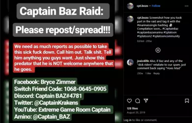 (Captain BAZ raid post)