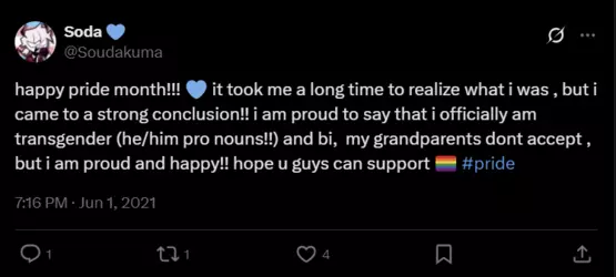 InkyxKitty now transgender