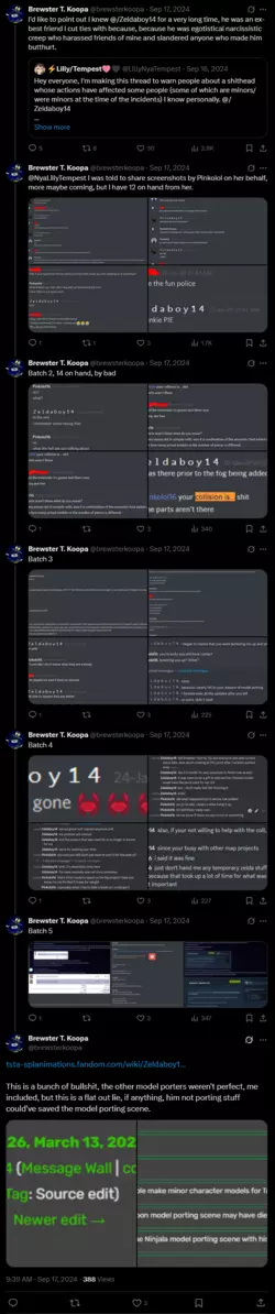 (Brewster T. Koopa's Tweets about Zeldaboy14)