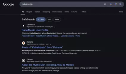 Kabalmystic search results