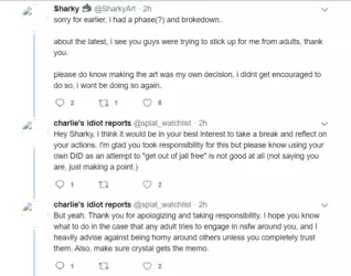 (Zoey gives advice to Sharky)