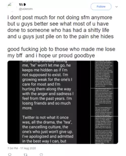 (Violet’s Tweet about SharkySFM)