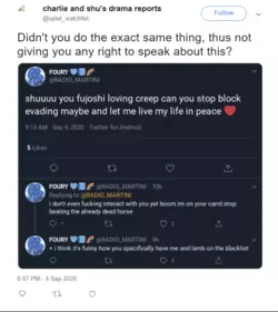 (Using account to talk to a BFB fan)