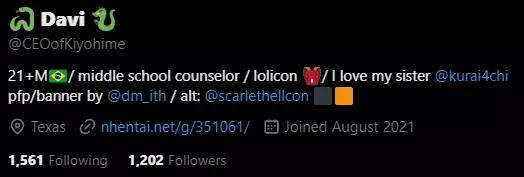 Alt is suspended. Last xeet was the only xeet made in 2023. Why do all these faggots have the same 5 kinds of username formatting?