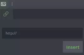 There's only the option for a URL, I cannot insert an image from my computer.