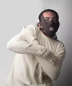 Man up in a strait jacket stock image_ Image of madness - 2890083.webp