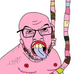 23456 - acne bloodshot_eyes crying frankendick ftm glasses hanging looking_up maggots mustach...webp