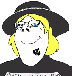 3043 - bbc blacked blue_eyes clothes eyelashes femjak glasses hair hat queen_of_spades smile ...webp