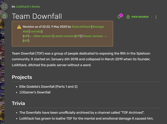 (Splanimations Archive article on Team Downfall)