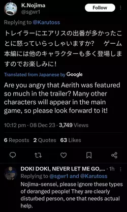 nojima-threatened-by-tifa-fans-for-showing-too-much-aerith-v0-sh27g1a4n85c1.webp
