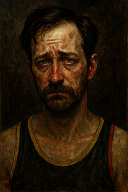 Expression of Struggle and Weariness.webp