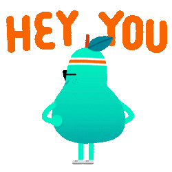 HEY YOU SUNGLASSES PEAR.gif