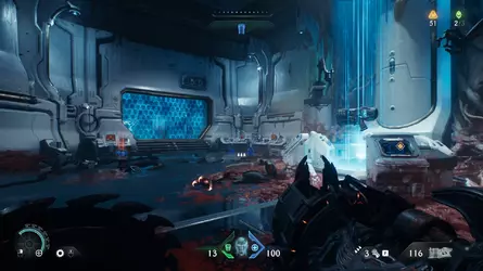 The game's new plasma rifle, which is pretty awesome.
