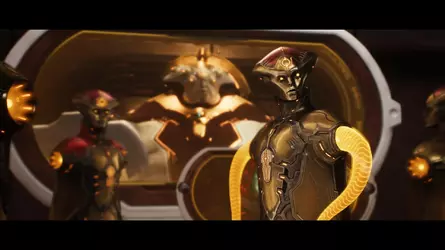 Makyr drones return later as an enemy for five seconds, they also talk now for some reason.