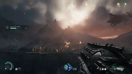 Siege. Pictured also is arguably the best weapon in the game.