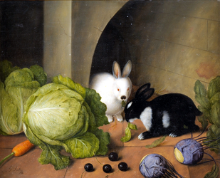 Johann_Georg_Seitz_Gemüsestilleben_mit_Häschen.webp