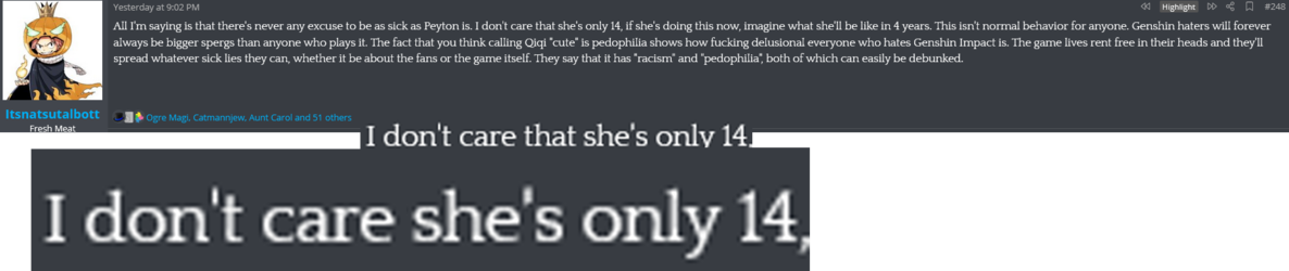 She's Only 14 Comment.webp