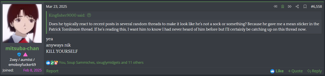 Another Example of Zoey Telling Nik to Kill Himself.webp