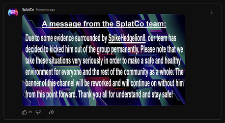 SpikeHedgelion8 removed