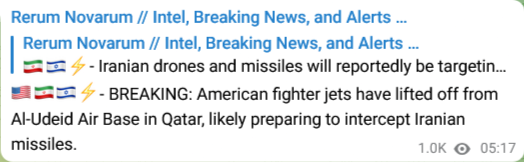 Screenshot 2025-06-13 at 08-19-29 Rerum Novarum __ Intel Breaking News and Alerts 🇺🇸 – Telegram.webp