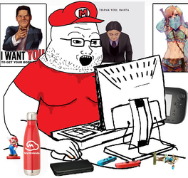 fatass nintendie with femboy link poster.webp