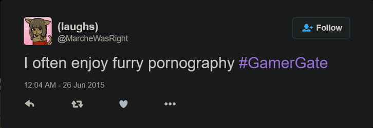 Screenshot 2025-06-15 at 15-58-56 (laughs) on Twitter I often enjoy furry pornography #GamerG...webp