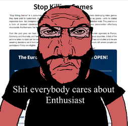 Shit everybody cares about Enthusiast (Stop Killing Games).webp