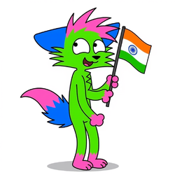 A cartoon depiction of _Kevin (nyanwolf)_, feat....webp