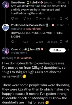 Kronii gym results.webp