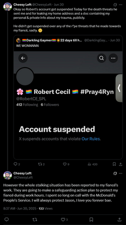 46 suspended for death threats, doxing.webp