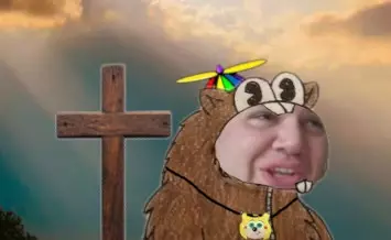 beav with cross.webp