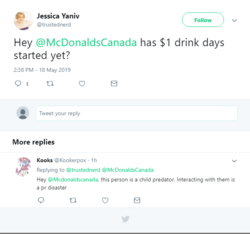 Hey @McDonaldsCanada has $1 drink days started yet -2019.05.18-16-48-11.png Hey @McDonaldsCanada has $1 drink days started yet -2019.05.18-16-48-11.png