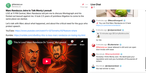 Rekieta and Randazza vs Montograph live audience.webp