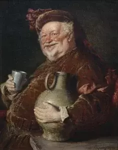 Eduard_Gruetzner_von_-_Falstaff_with_a_Tankard_of_Wine_and_Tin_Cup_1910_-_(MeisterDrucke-1188...webp Eduard_Gruetzner_von_-_Falstaff_with_a_Tankard_of_Wine_and_Tin_Cup_1910_-_(MeisterDrucke-1188...webp