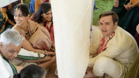 JD Vance Hindu Wedding.gif