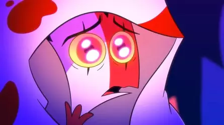 Blitzo with dewey eyes