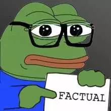 3064 - black_background blue_shirt fact factfrog factual holding_object pepe.webp