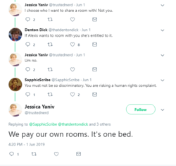 We pay our own rooms. It's one bed. -2019.06.02-16-53-03.png We pay our own rooms. It's one bed. -2019.06.02-16-53-03.png