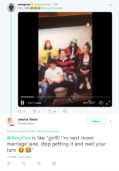 AmyCim is like “girllll I’m next down marriage lane, stop petting it and wait your turn 2019.0...png AmyCim is like “girllll I’m next down marriage lane, stop petting it and wait your turn 2019.0...png