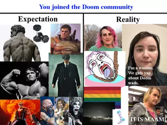 Doom community Expetation vs Reality.png