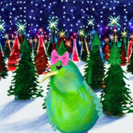 Kiwi Fairy With Bow