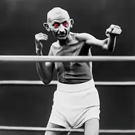 Gandhi's Left Hook
