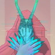 vaporwave baphomet