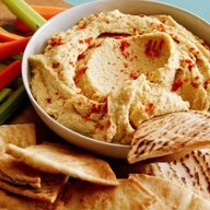 A bowl of Hummus