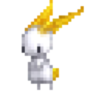 a small marshmallow