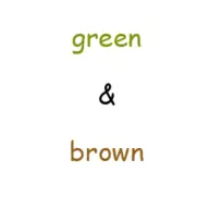 green&brown
